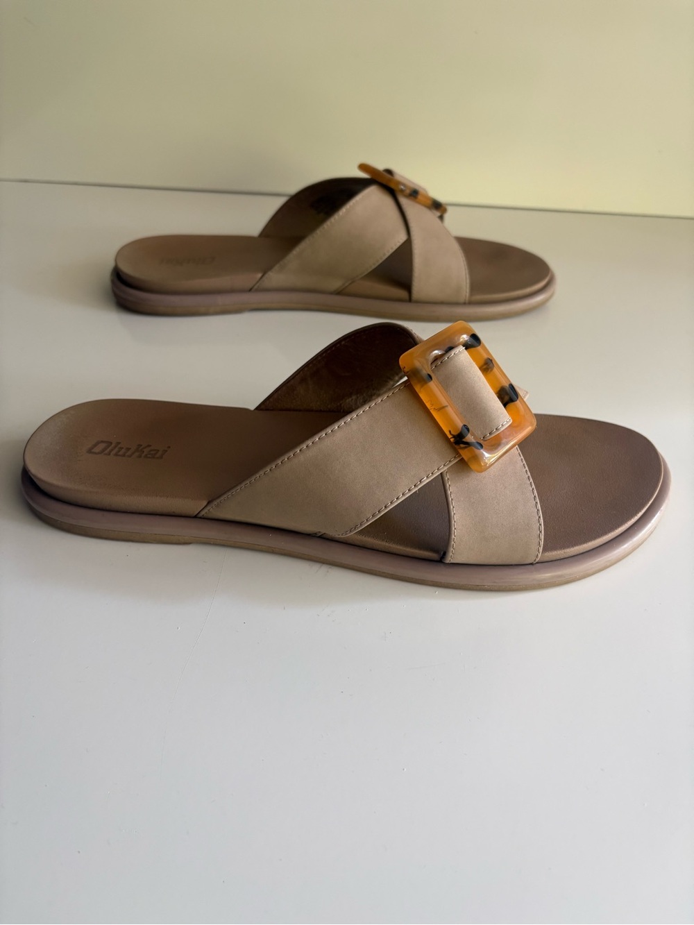 OluKai Women's La’i Slide Sandal Size 10 - Picture 3 of 10